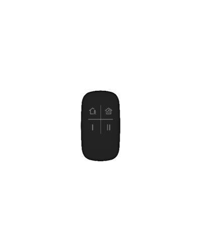 DS-PKF1-WE (цв. черный). Брелок 4-х кнопочный с обратной связью. AX PRO Hikvision в Норильске