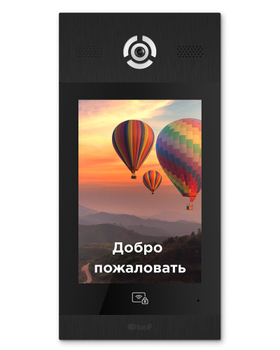 AA-14FB BLACK. Вызывная панель подъездного IP-домофона. BAS-IP в Норильске