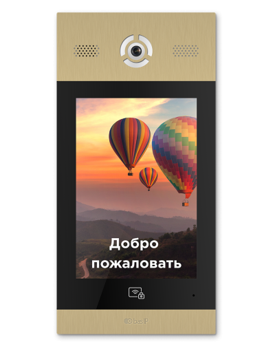 AA-14FB GOLD. Вызывная панель подъездного IP-домофона. BAS-IP в Норильске