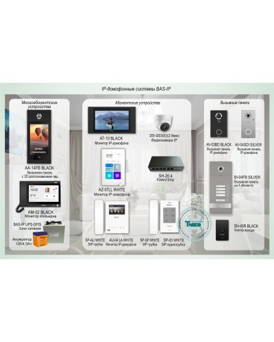 ДМФ-004. IP-домофонные системы BAS-IP. BAS-IP в Норильске