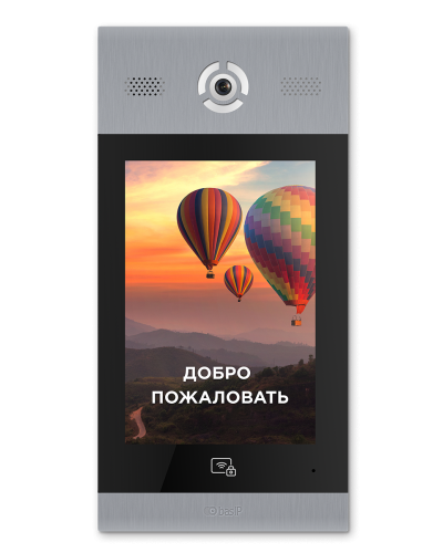 AA-14FB SILVER. Вызывная панель подъездного IP-домофона. BAS-IP в Норильске