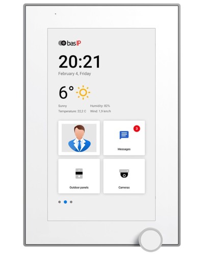 AZ-07L WHITE. Монитор IP-видеодомофона цветной. BAS-IP в Норильске