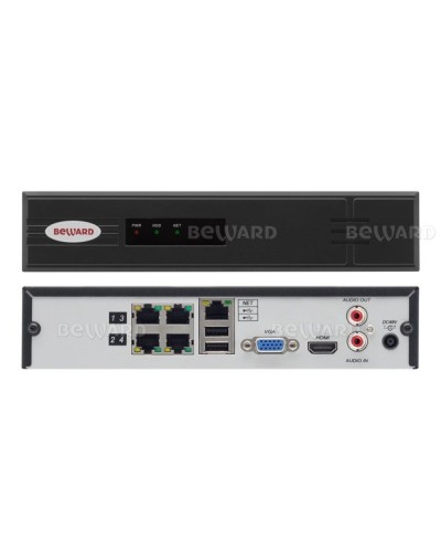 BK0104H2-P4. IP-видеорегистратор 4-канальный. Beward в Норильске