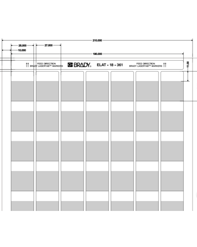 ELAT-18-361-2.5 (уп. 2500 шт.): Этикетка в Норильске