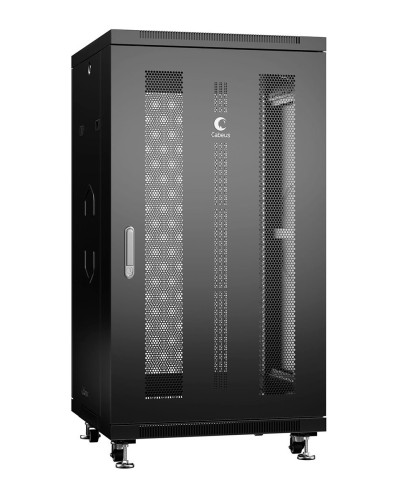 ND-05C-22U60/80-BK (8563c). Шкаф телекоммуникационный 19 напольный 22U. CABEUS в Норильске