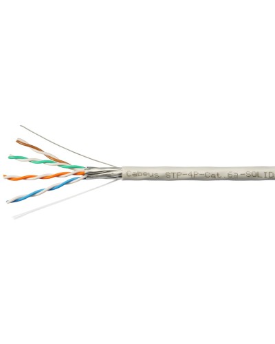 STP-4P-Cat.6a-SOLID-IN-PVC (7196c). Кабель «витая пара» (LAN) для структурированных систем связи. CABEUS в Норильске