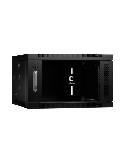 SH-05F-6U60/60-BK (8587c). Шкаф телекоммуникационный 19 настенный 6U. CABEUS в Норильске