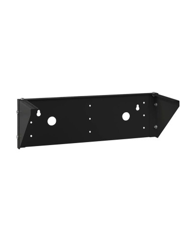 NC-3U-V-BK (12025c). Кронштейн настенный вертикальный 19 3U, цвет черный. CABEUS в Норильске