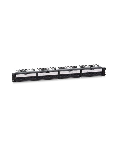 PL-24-KJ-RJ45-Cat.6-180T (11831c): Патч-панель 19" (1U), 24 порта RJ-45, категория 6, с задним кабельным организатором в Норильске