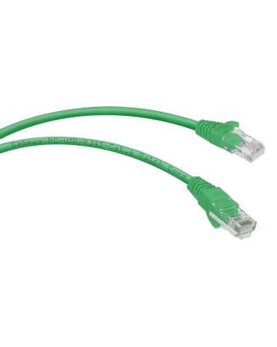 PC-UTP-RJ45-Cat.6-1m-GN (8684c), зелёный. Патч-корд медный. CABEUS в Норильске