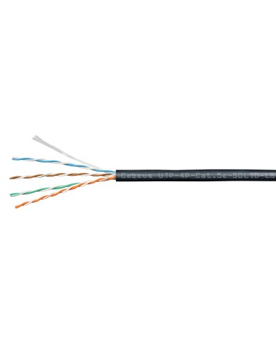 UTP-4P-Cat.5e-SOLID-LSZH-BK (9781c). Кабель «витая пара» (LAN) для структурированных систем связи. CABEUS в Норильске