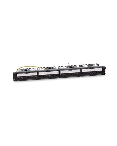 PL-24-KJ-RJ45-Cat.6a-SH-180T (11834c): Патч-панель 19" (1U), 24 порта RJ-45, категория 6a, полностью экранированная в Норильске