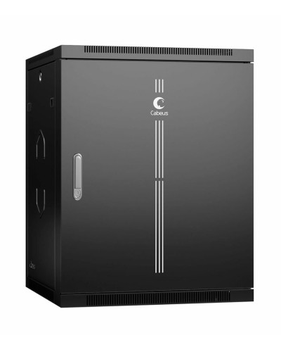 SH-05F-15U60/35m-R-BK (10759c). Шкаф телекоммуникационный 19 настенный 15U. CABEUS в Норильске