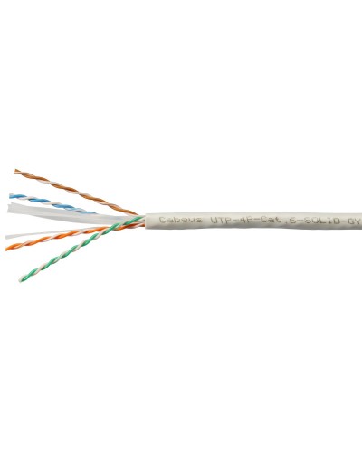 UTP-4P-Cat.6-SOLID-GY (7178c). Кабель «витая пара» (LAN) для структурированных систем связи. CABEUS в Норильске