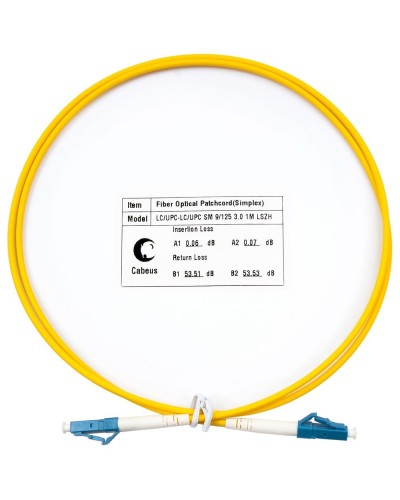 FOP(s)-9-LC-LC-0,5m (8807c). Патч-корд оптический. CABEUS в Норильске