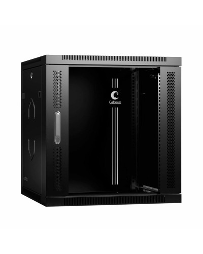 SH-05F-12U60/45-R-BK (10769c). Шкаф телекоммуникационный 19 настенный 12U. CABEUS в Норильске