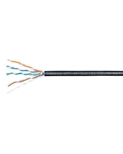 UTP-4P-Cat.5e-SOLID-OUT-LSZH-UV (7172c). Кабель «витая пара» (LAN) для структурированных систем связи. CABEUS в Норильске