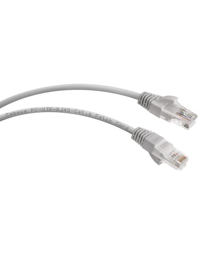 PC-UTP-RJ45-Cat.6-2m (7268c), серый. Патч-корд медный. CABEUS в Норильске
