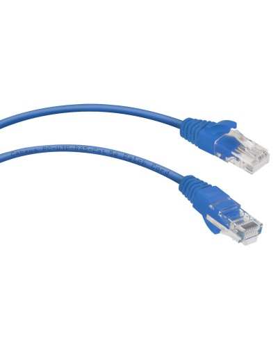 PC-UTP-RJ45-Cat.5e-0.15m-BL (8989c), синий. Патч-корд медный. CABEUS в Норильске