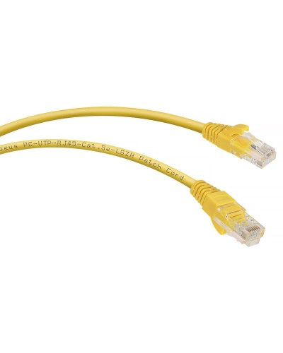 PC-UTP-RJ45-Cat.5e-1m-YL-LSZH (9497c), желтый. Патч-корд медный. CABEUS в Норильске
