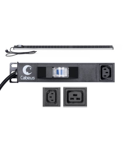 PDU-16-14C13-10C19-B-C14 (9553c). Блок розеток. CABEUS в Норильске