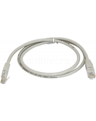 PC-UTP-RJ45-Cat.5e-0.3m (7209c), серый. Патч-корд медный. CABEUS в Норильске