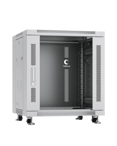 SH-05C-12U60/80 (7646c). Шкаф телекоммуникационный 19 напольный 12U. CABEUS в Норильске