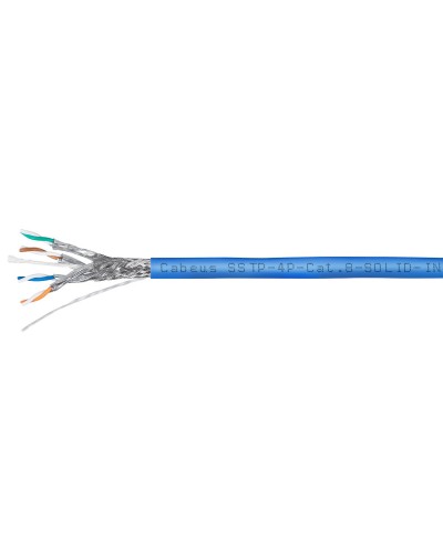 SSTP-4P-Cat.8-SOLID-IN-LSZH-BL (7750c). Кабель «витая пара» (LAN) для структурированных систем связи. CABEUS в Норильске