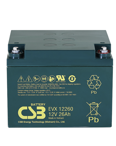 CSB EVX 12260. Аккумулятор герметичный свинцово-кислотный. CSB в Норильске
