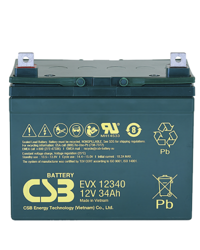 CSB EVX 12340. Аккумулятор герметичный свинцово-кислотный. CSB в Норильске