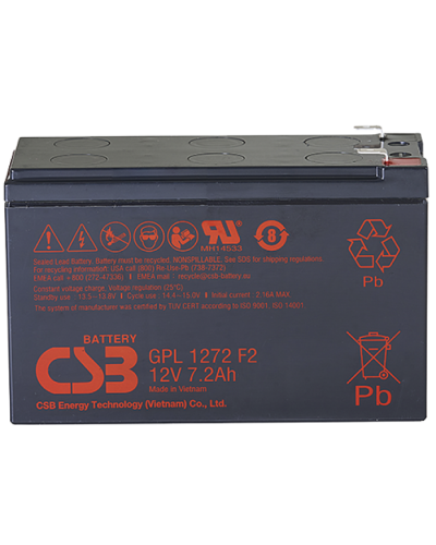 CSB GPL 1272 F2 FR. Аккумулятор герметичный свинцово-кислотный. CSB в Норильске