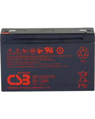 CSB GP 6120. Аккумулятор герметичный свинцово-кислотный. CSB в Норильске