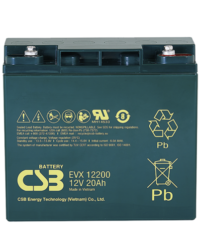 CSB EVX 12200. Аккумулятор герметичный свинцово-кислотный. CSB в Норильске