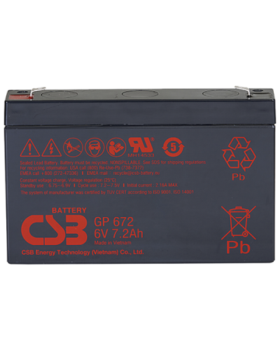 CSB GP 672. Аккумулятор герметичный свинцово-кислотный. CSB в Норильске