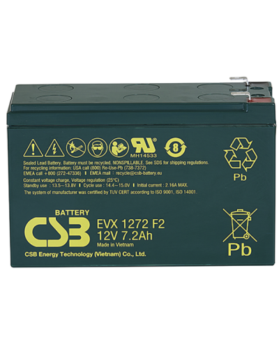 CSB EVX 1272. Аккумулятор герметичный свинцово-кислотный. CSB в Норильске