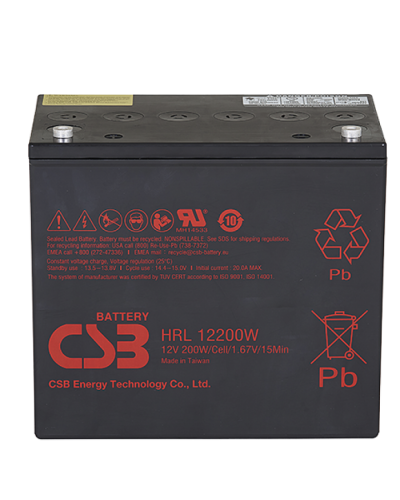 CSB HRL 12200W. Аккумулятор герметичный свинцово-кислотный. CSB в Норильске