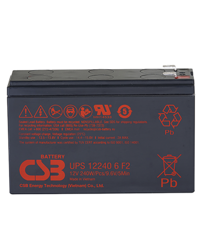 CSB UPS 122406. Аккумулятор герметичный свинцово-кислотный. CSB в Норильске