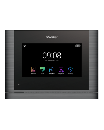 CDV-704MF/XL (темное серебро) Black Smog. Монитор видеодомофона цветной. Commax в Норильске
