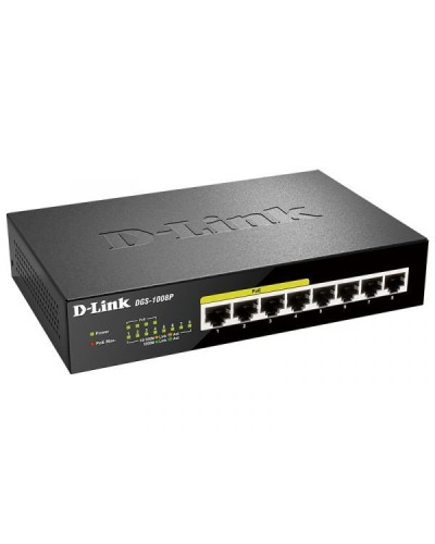 DGS-1008P/E1A. Коммутатор. D-Link в Норильске