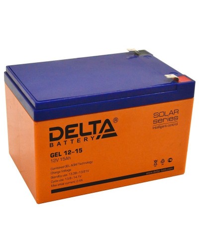 Delta GEL 12-15. Аккумулятор герметичный свинцово-кислотный. Delta в Норильске