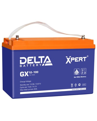 Delta GX 12-100. Аккумулятор герметичный свинцово-кислотный. Delta в Норильске