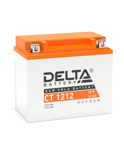 Delta CT 1212. Аккумулятор герметичный свинцово-кислотный стартерный. Delta в Норильске