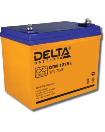 Delta DTM 1275 L. Аккумулятор герметичный свинцово-кислотный. Delta в Норильске