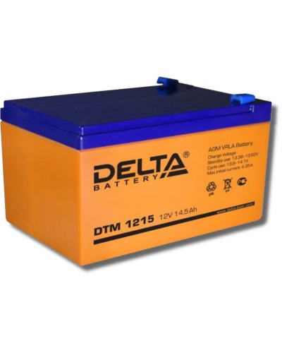 Delta DTM 1215. Аккумулятор герметичный свинцово-кислотный. Delta в Норильске