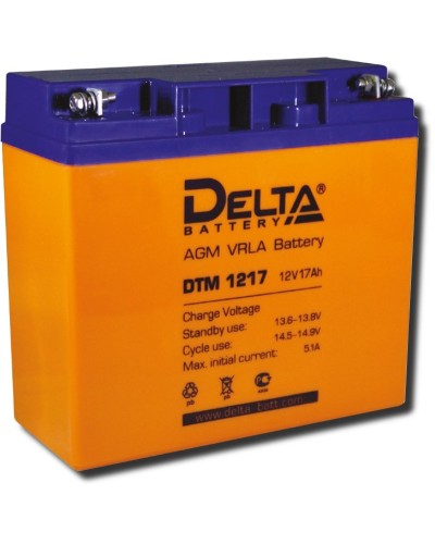 Delta DTM 1217. Аккумулятор герметичный свинцово-кислотный. Delta в Норильске