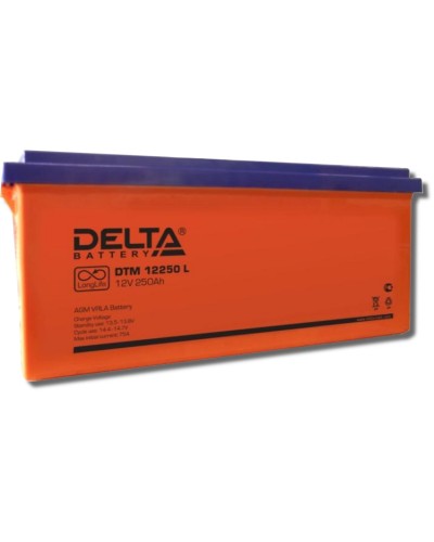 Delta DTM 12250 L. Аккумулятор герметичный свинцово-кислотный. Delta в Норильске