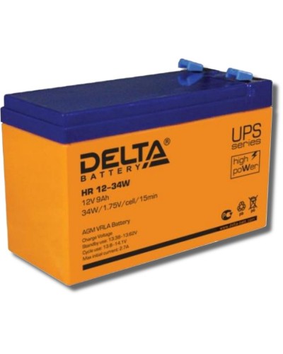 Delta HR 12-34 W. Аккумулятор герметичный свинцово-кислотный. Delta в Норильске