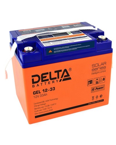 Delta GEL 12-33. Аккумулятор герметичный свинцово-кислотный. Delta в Норильске