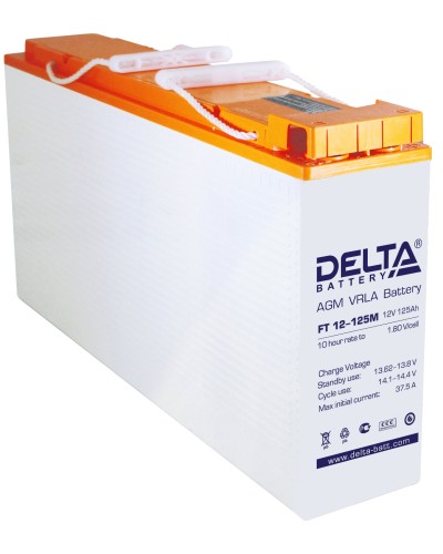 Delta FT 12-125 M. Аккумулятор герметичный свинцово-кислотный. Delta в Норильске