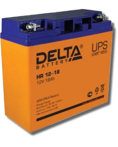 Delta HR 12-18. Аккумулятор герметичный свинцово-кислотный. Delta в Норильске